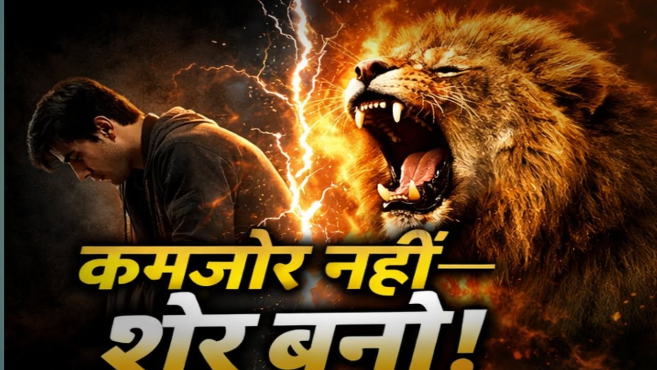 Kamjor nehi khud ko sher bano mindset mental strong #mindset #lionmindset  #inspiration