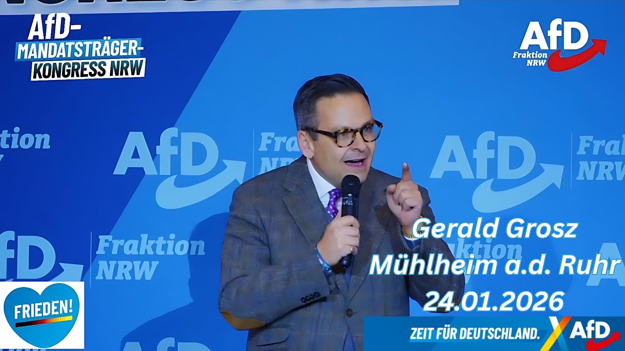 Gerald Grosz in Mühlheim/NRW 24.01.2026