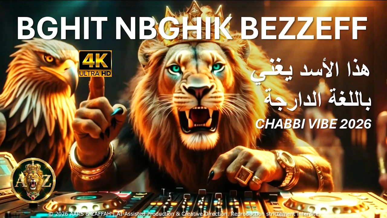 Bghit nbghik bezzeff 💍 Ce Lion CHANTE en DARIJA - Aars & Zaffah (Clip Officiel 4K)