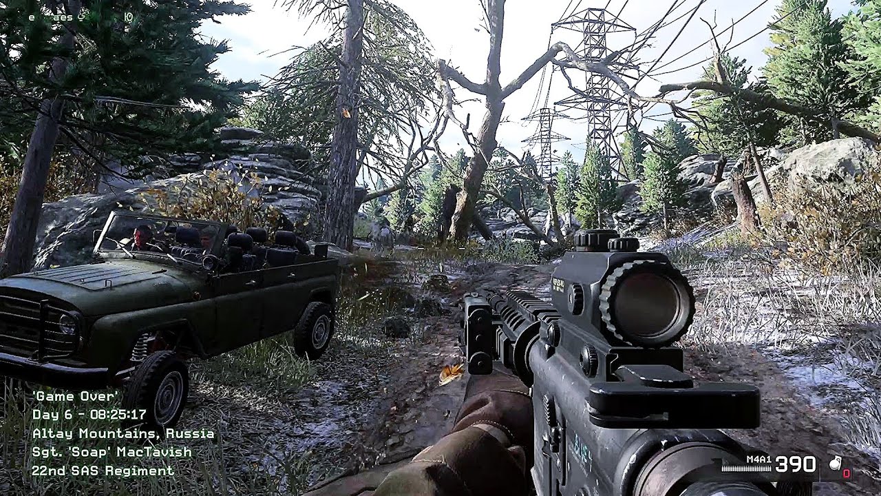 Call of Duty 4 Modren Warfare Remustered: Act 3 - Game Over  | (4k 60fps)