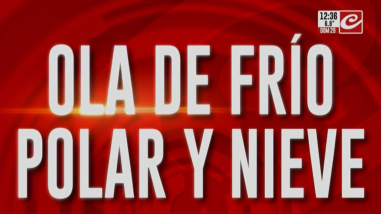 Alerta por ola polar: podría nevar en Buenos Aires este domingo
