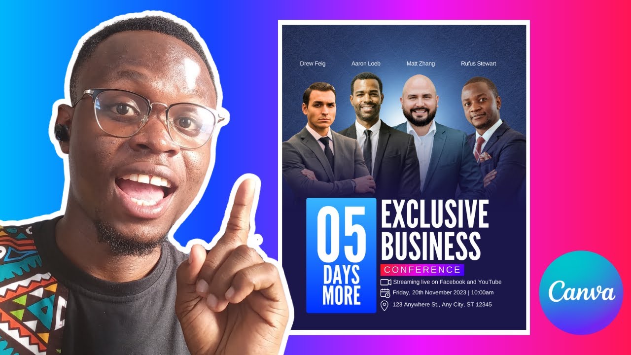 How to Design a Business flyer in canva - Advanced Canva Tutorial
