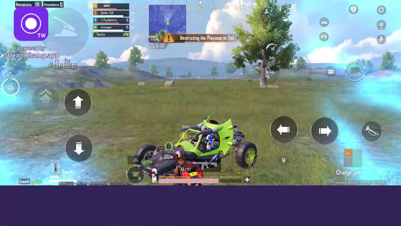 Broadcast powered by StreamChamp