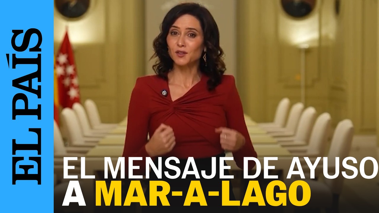 AYUSO equipara al Gobierno de MÉXICO con la dictadura de CUBA en Mar-a-Lago, la residencia de TRUMP