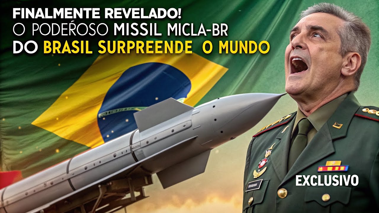 Finalmente Revelado! O Poderoso Míssil MICLA-BR do Brasil Surpreende o Mundo