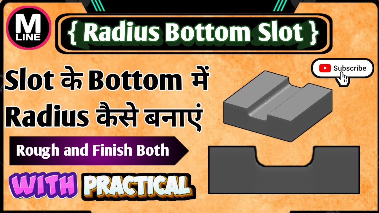 G18 Plane Se Macro Ke Saath Slot Ke Bottom Mein Radius Kaise Lagaiye || Vmc Macro Programming ||