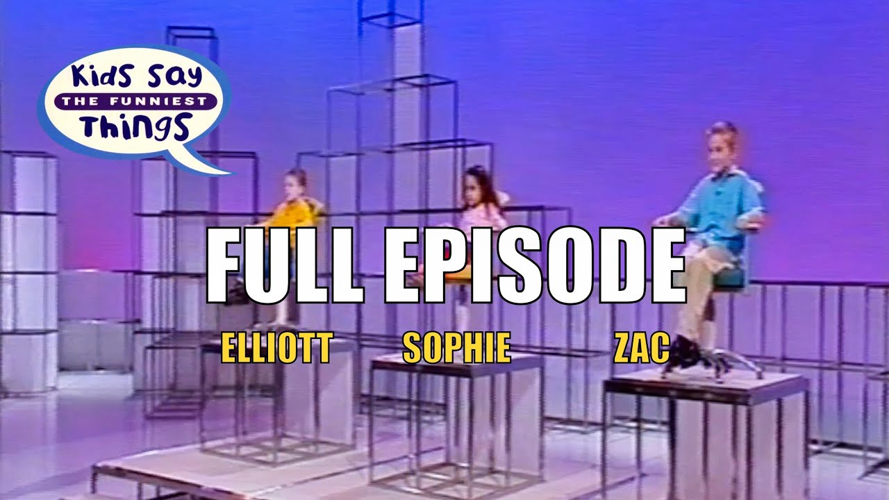 KIDS SAY THE FUNNIEST THINGS - FULL EPISODE - Elliott, Sophie & Zac - Michael Barrymore