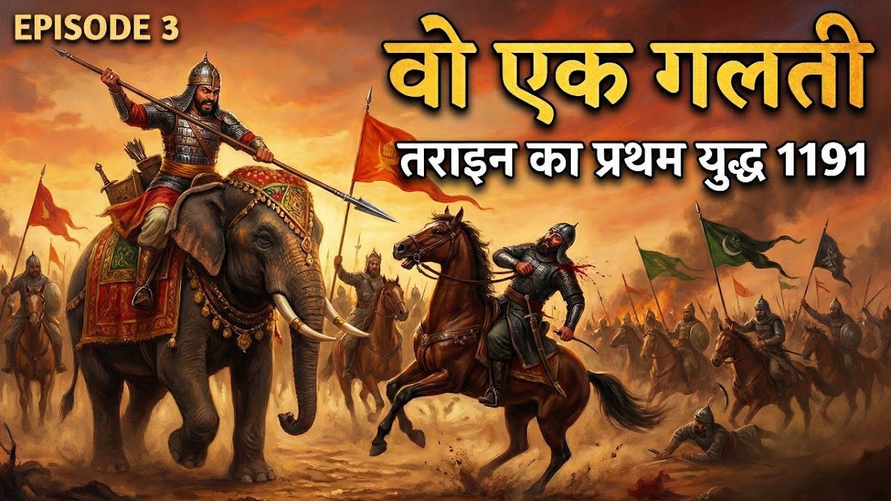 पृथ्वीराज चौहान की वो 'एक गलती' | तराइन का प्रथम युद्ध 1191 | The Last Hindu Emperor