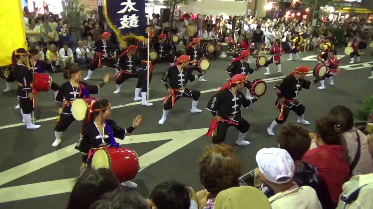 琉球國祭り太鼓×琉球舞団昇龍祭太鼓 4/4　2016西東京サマーフェスティバル 「風の結人」