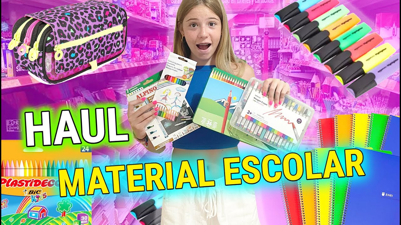HAUL MATERIAL ESCOLAR VUELTA AL INSTITUTO DANIELA GO