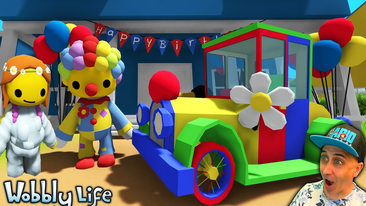 El coche PAYASO  en Wobbly Life!