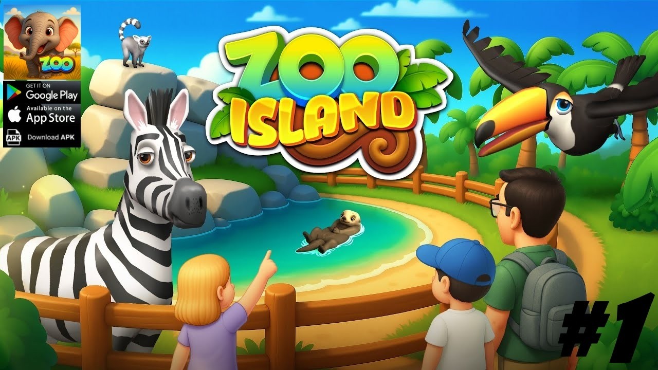 Zoo Island: Parque Selvagem (Android) #1 - Gameplay