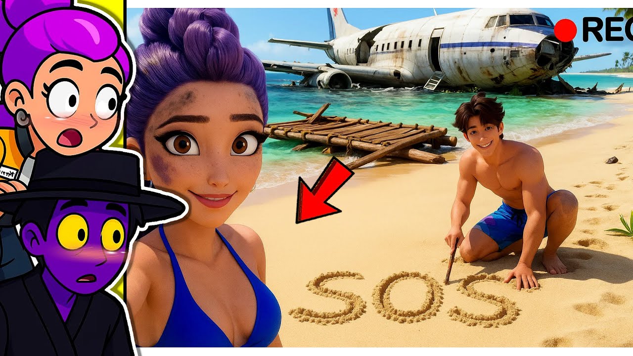Vlog: We Crashed On an Island Reaction | Rumi x Jinu | KPop Demon Hunters React To TikTok