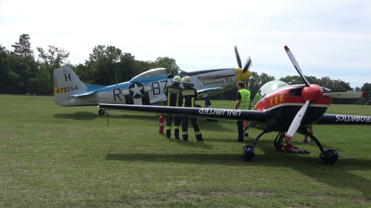 P 51 Mustang Sound Air- Show  Farrenberg Germany 07.09.25