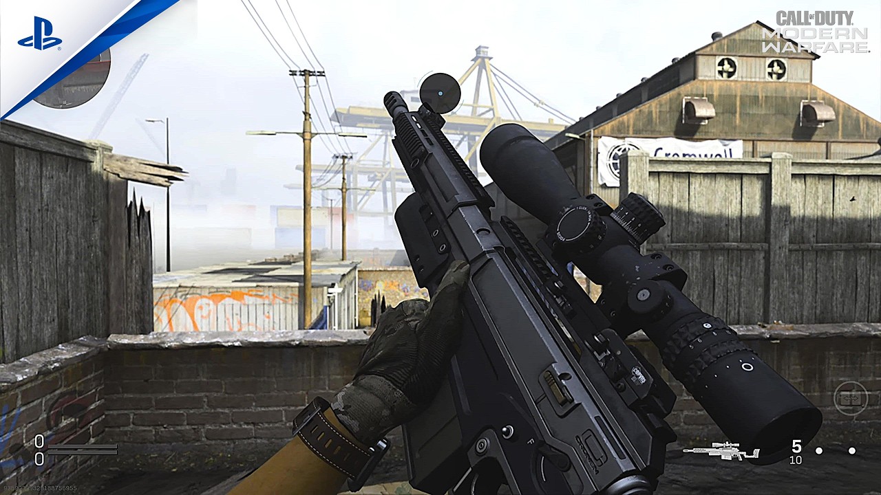 PS5 Call of Duty: Modern Warfare - 1v1 Gameplay (15 kills-1 death) on Docks (No Commentary)