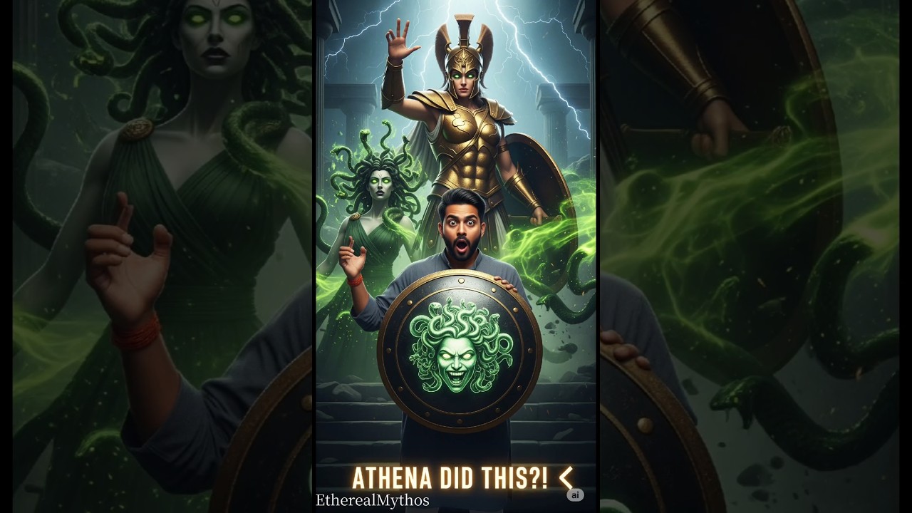 Athena’s Curse! 😱🐍 Medusa’s Dark Origin 