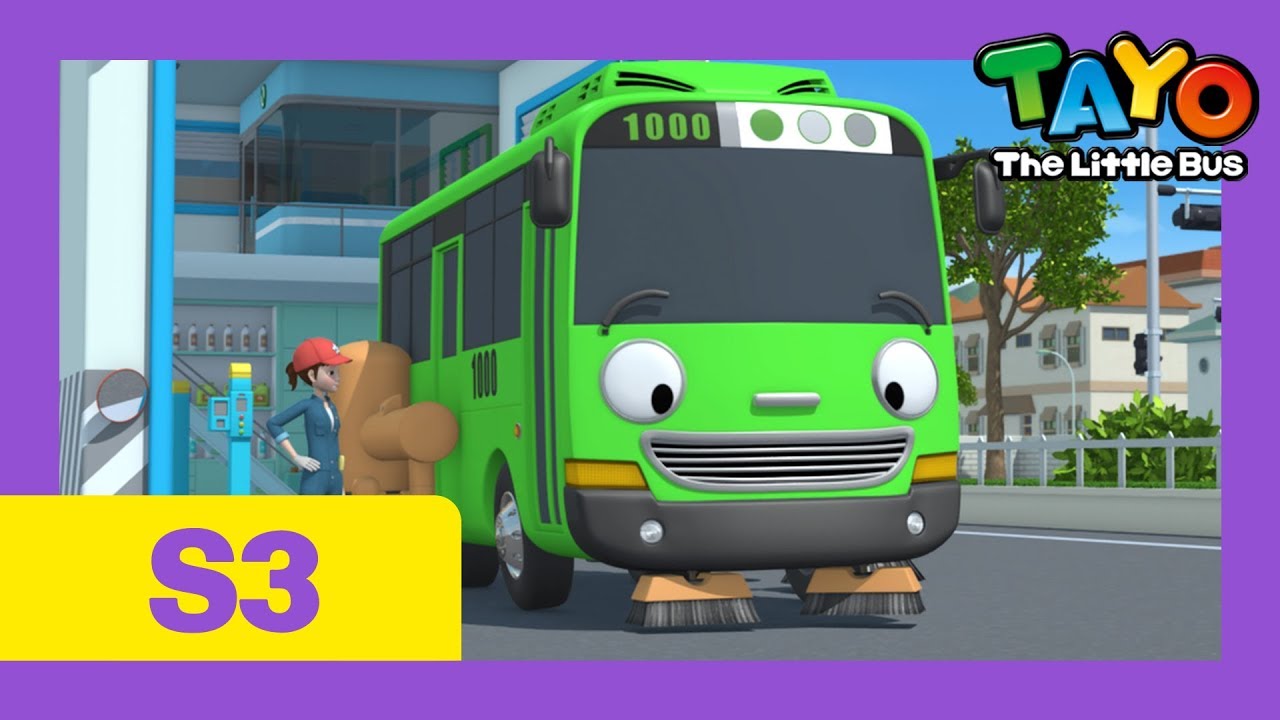 Tayo S3 EP3 l Who likes to clean up? l Rogi the sweeper l Tayo Episode Club