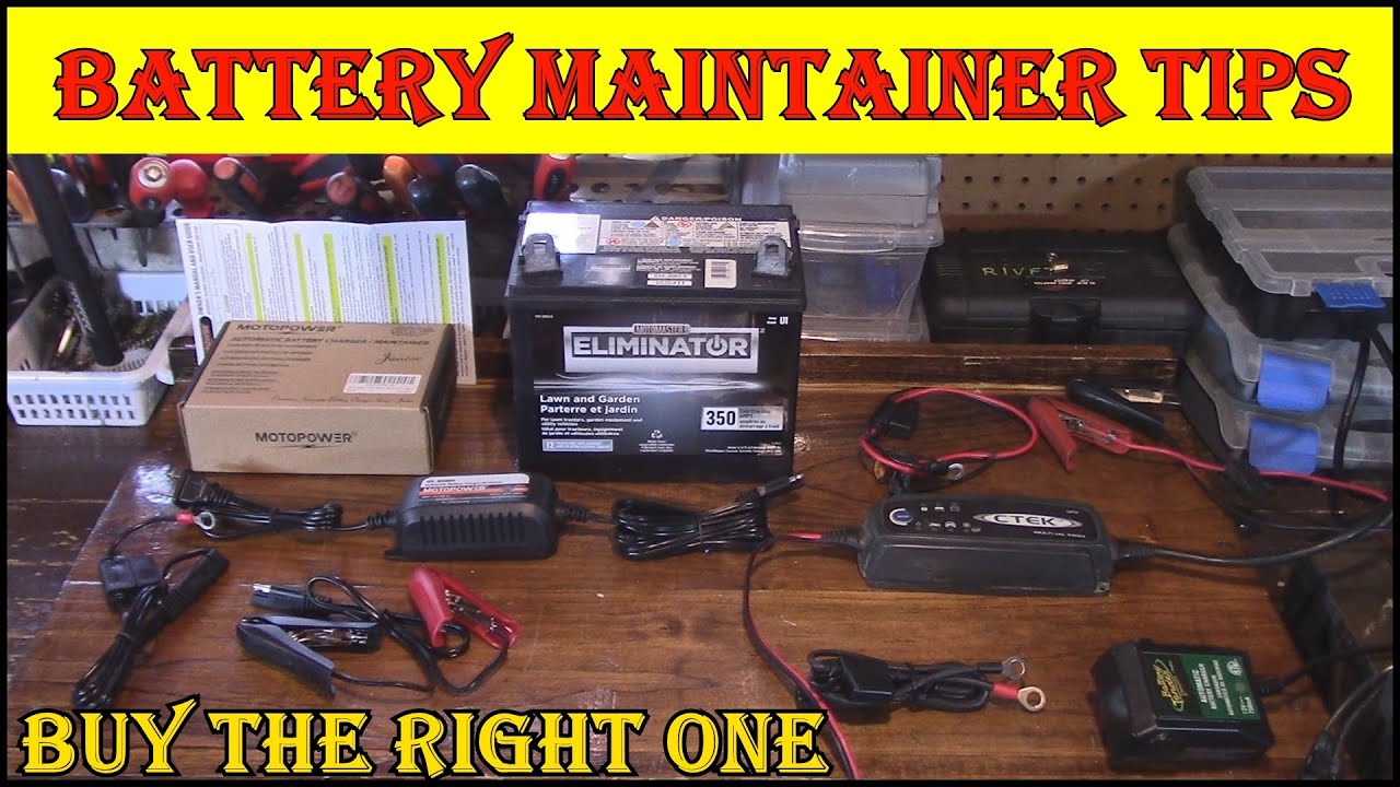 Battery Maintainers - Buying Tips -  Watch Before You Buy The Wrong One - MOTOPOWER MP00205C