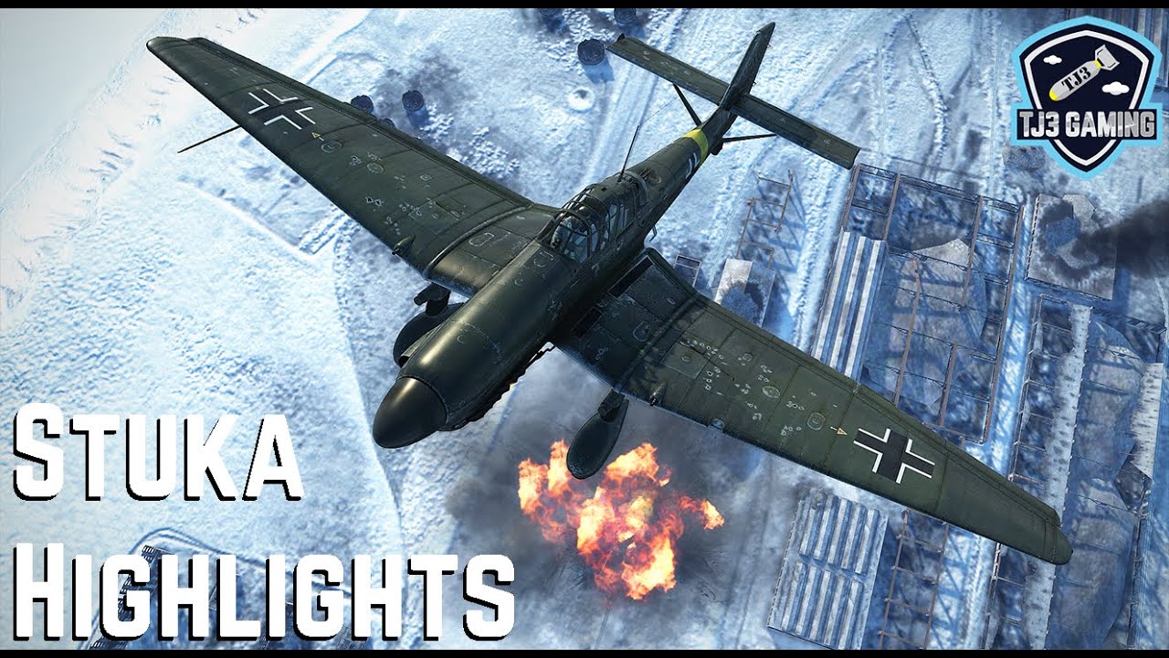 Ju-87 Stuka Dive Bombing Highlights! - WWII Combat Flight Sim IL-2 Sturmovik Great Battles V2