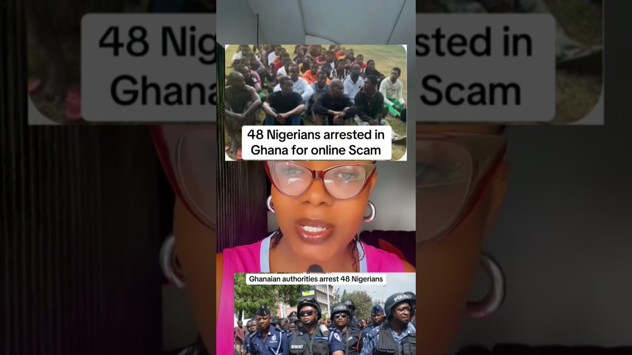 Ghana Authorities arrested 48 Nigerians for online scam