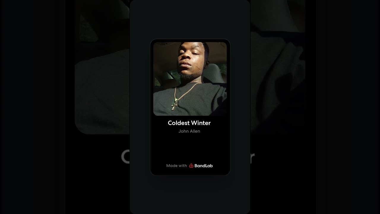 John Allen - Coldest Winter ❄️