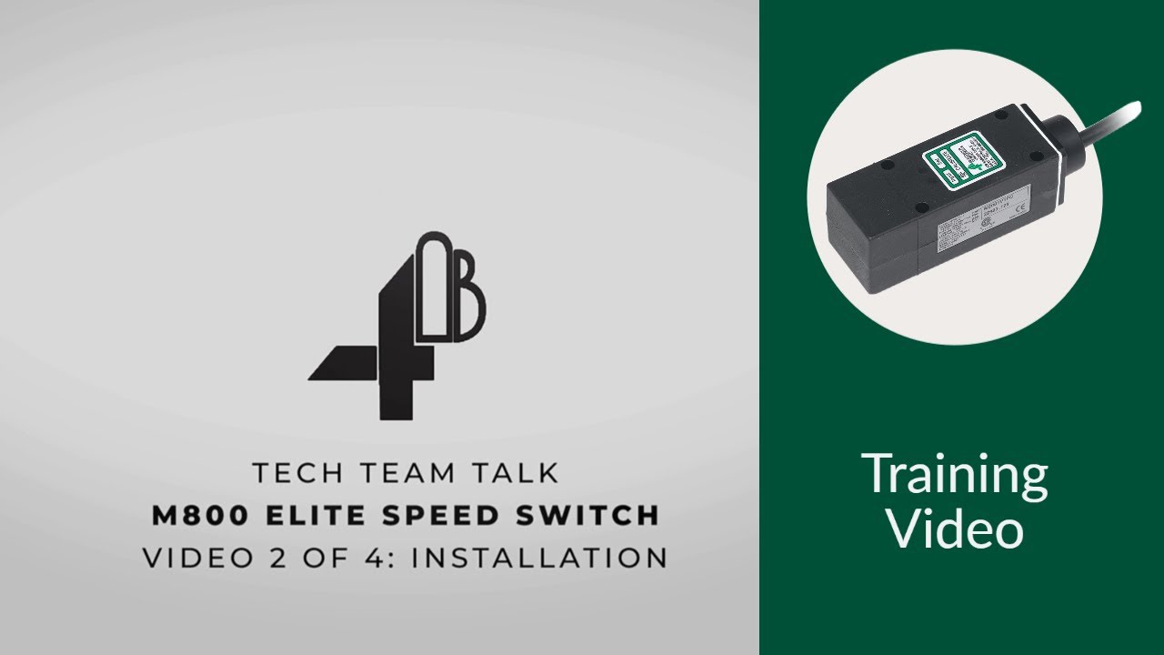 M800 Elite Speed Switch Installation Guide