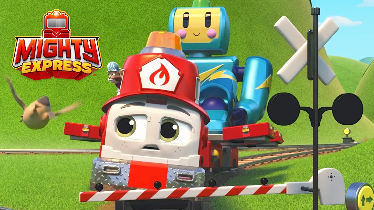 Runaway Robot! | Mighty Express Clips | Cartoons for Kids
