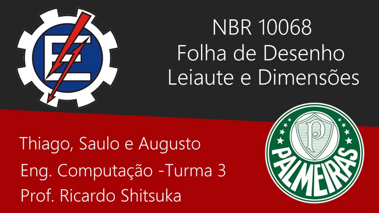 Desenho T&eacute;cnico - NBR 10068