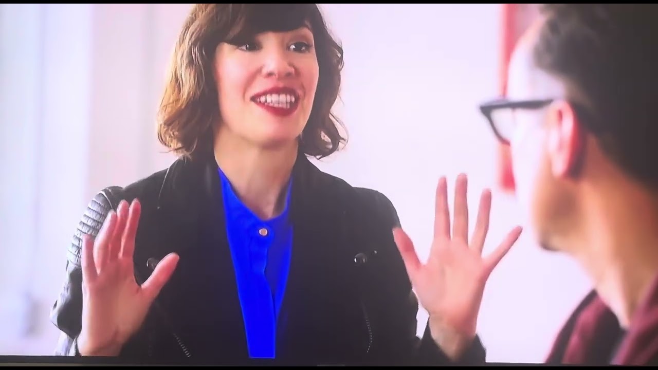 From the show Portlandia – Carrie Brownstein visits a “Human Bandwidth ￼Manager”