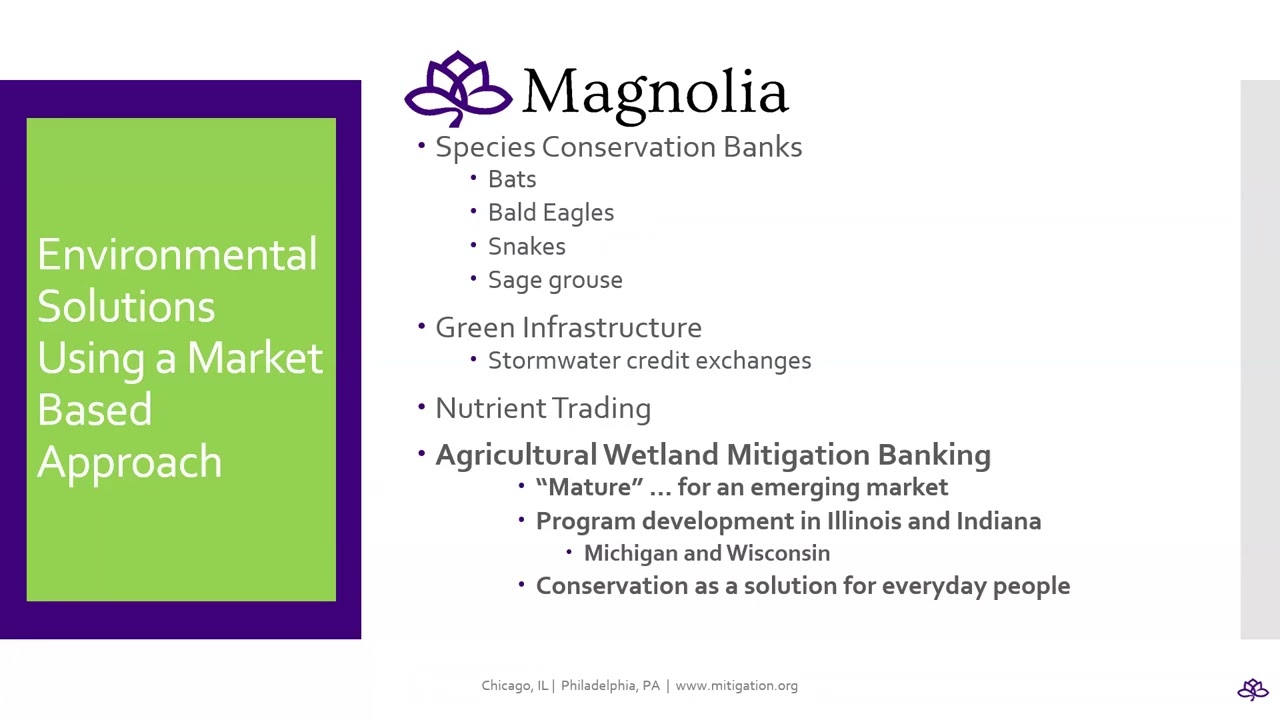 Cafe: Emerging Markets: Agricultural Wetland Mitigation Banking in the Alliance Region (12/6/2023)
