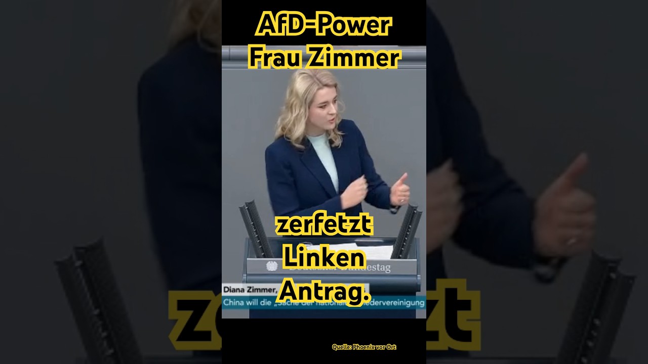 Diana #zimmer ( #afd ) wei&szlig;, wovon sie spricht: #dielinke Antrag zur Verm&ouml;genssteuer zerlegt!