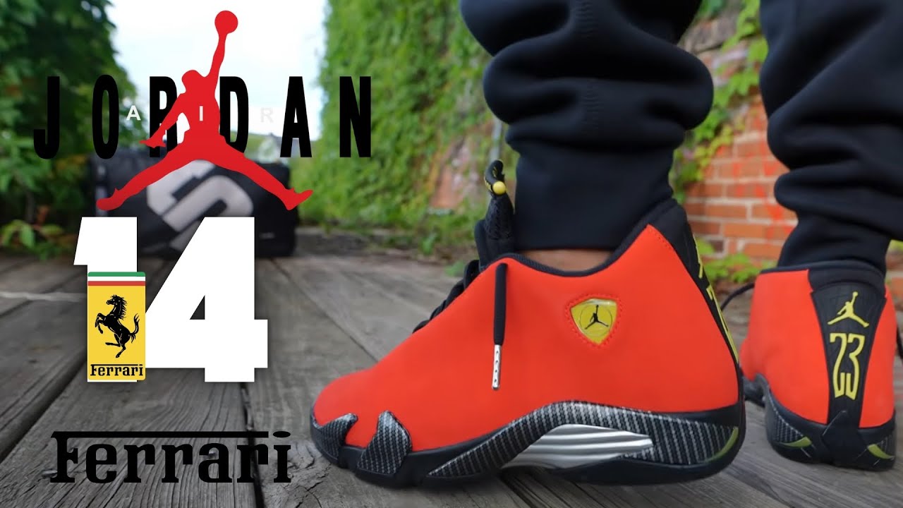A MUST HAVE FOR ANY JORDAN 14 LOVER! 2025 JORDAN 14 FERRARI DETAILED REVIEW & ON FEET W LAVE SWAPS!!