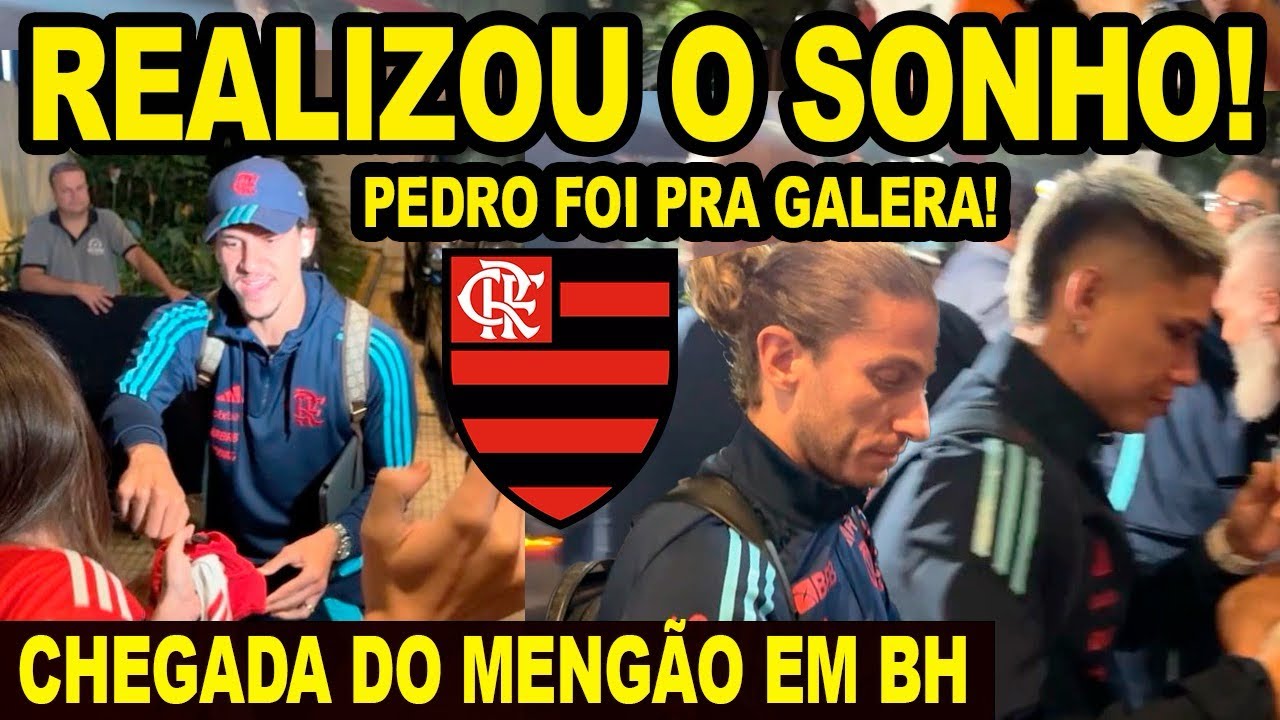 REALIZOU O SONHO! JOGADORES DO FLAMENGO ATENDERAM PEDIDO DE TORCEDORA GRÁVIDA NA CHEGADA DO MENGÃO