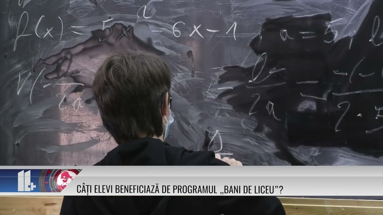 C&acirc;ți elevi beneficiază de programul &bdquo;Bani de liceu&rdquo;