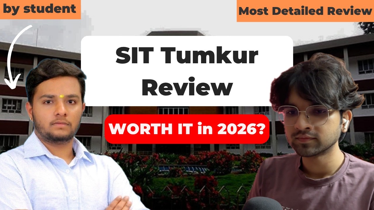 SIT Tumkur Student Review | Best College in Low ComedK Rank in 2026?
