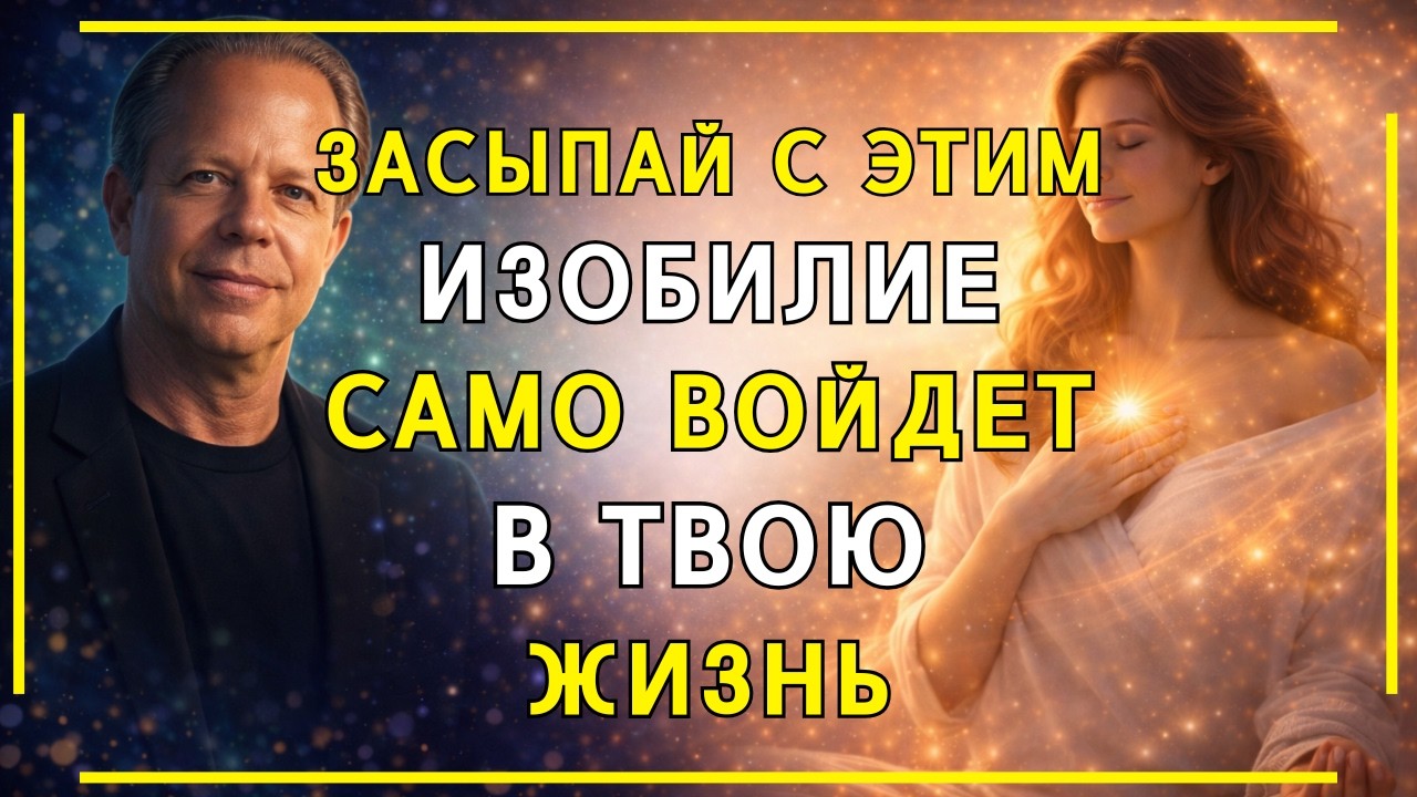 ЗАСЫПАЙ С ЭТИМ и ИЗОБИЛИЕ ВОЙДЁТ В ТВОЮ ЖИЗНЬ | Мощные Аффирмации Джо Диспенза