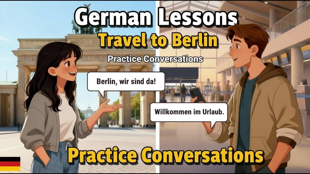German lessons/Travel to Berlin A2 Dialogues/Practice Conversations