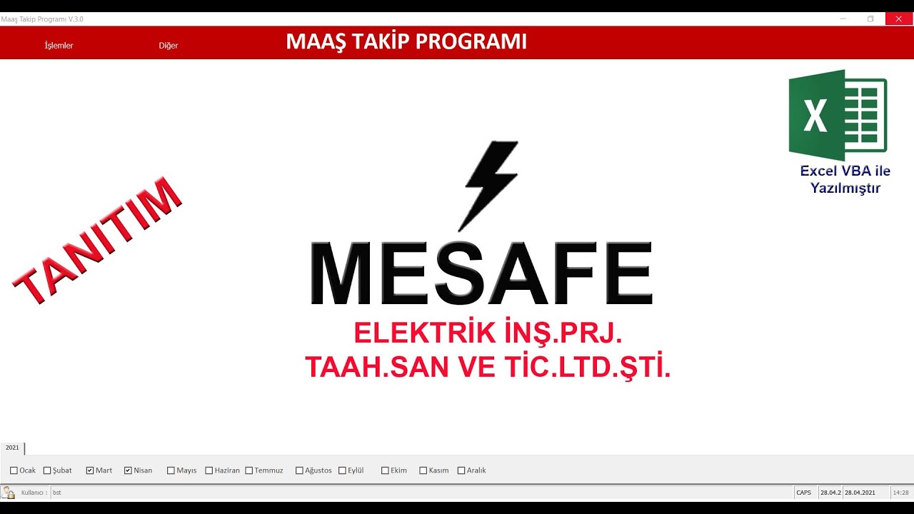 Maaş Takip Programı V.3.0 - TANITIMI