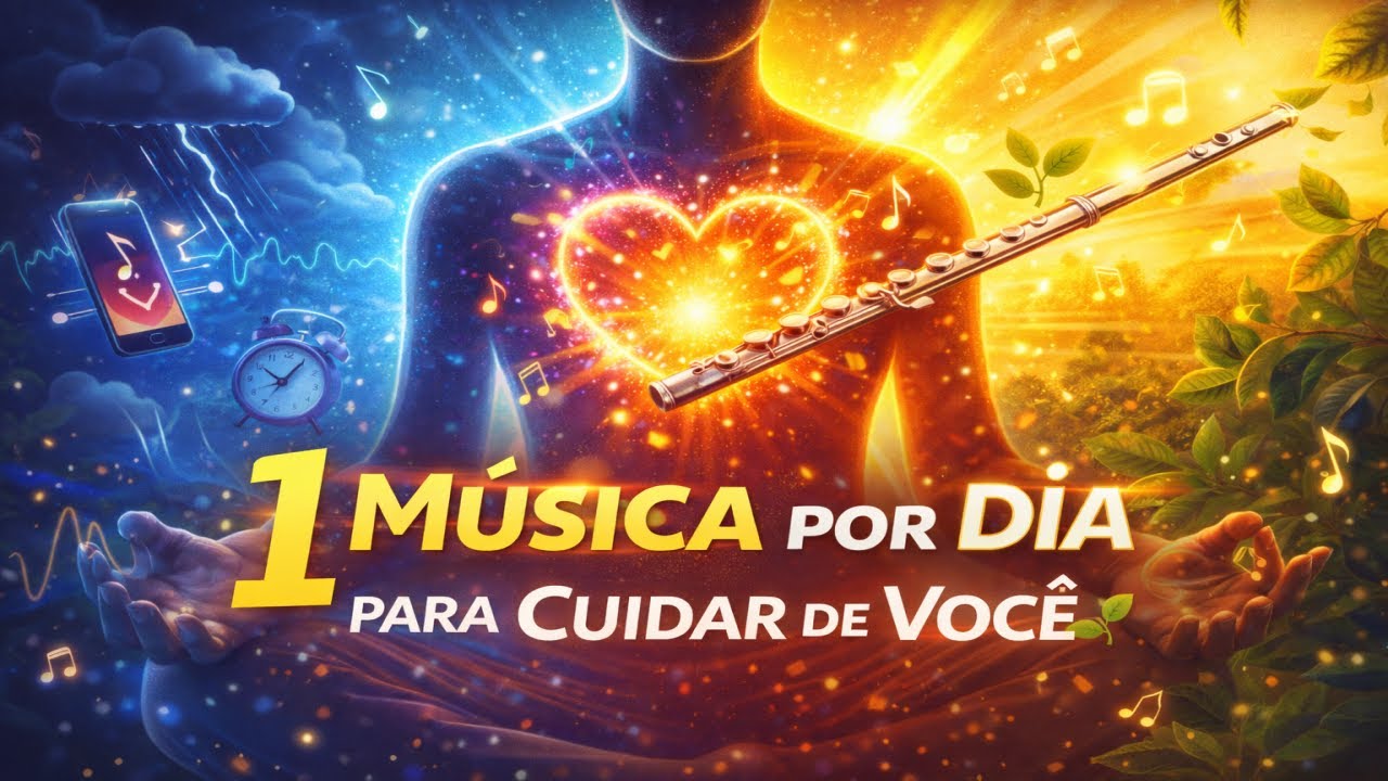 1 Música por Dia Para Cuidar de Você 🌿 Pop Acústico com Flauta para Calma e Bem-Estar