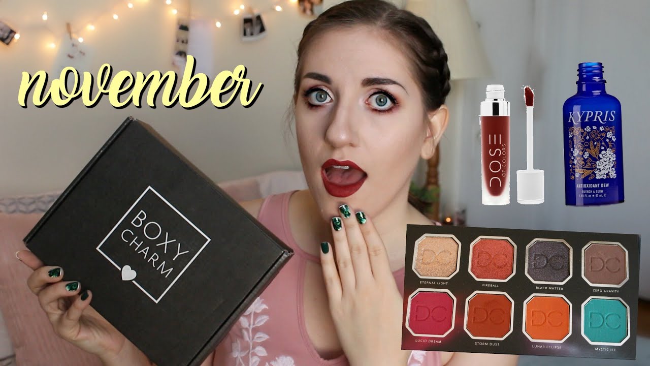 November Boxycharm Unboxing! | tewsimple