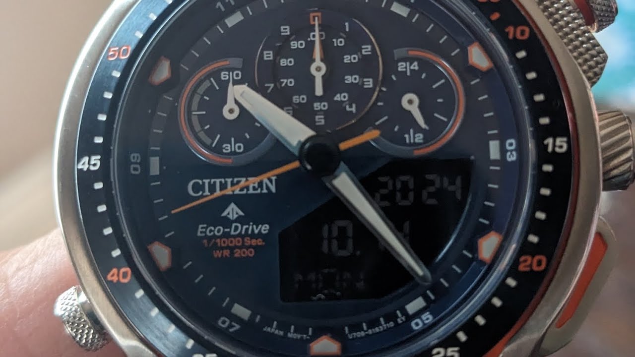 Citizen SST ( split second timer), JW0139-05L.
