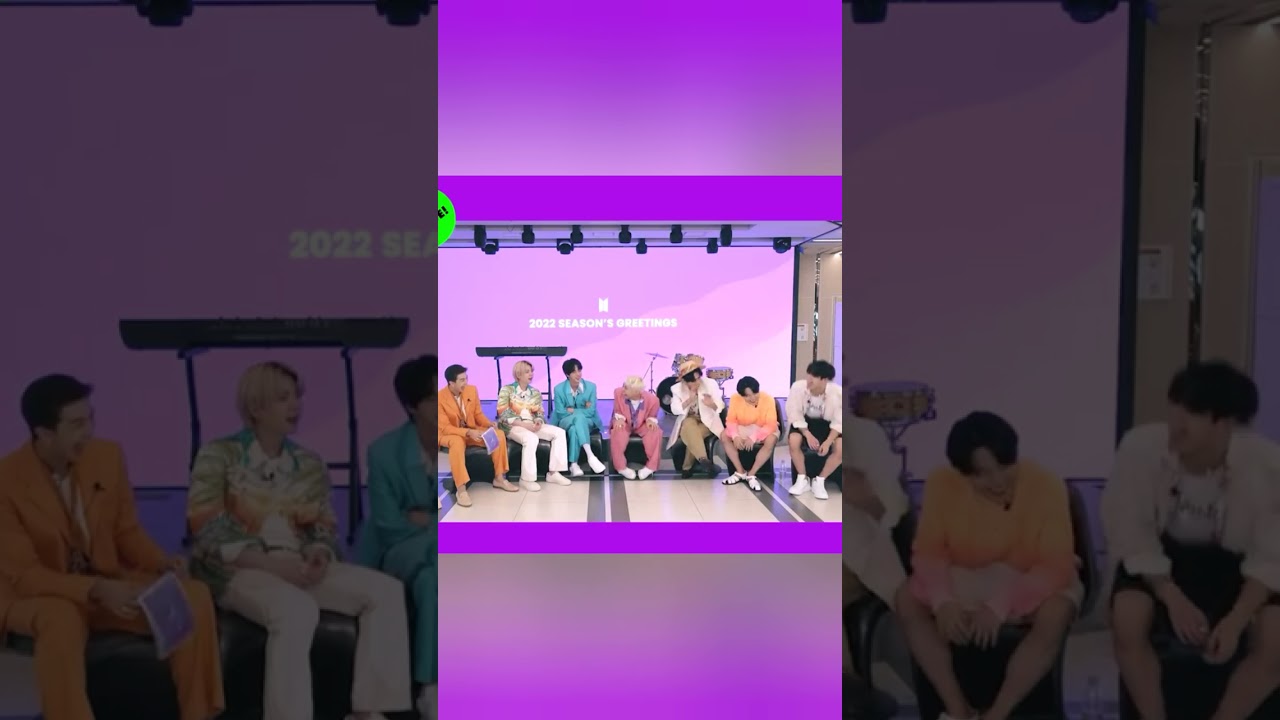 BTS reaction when V said 