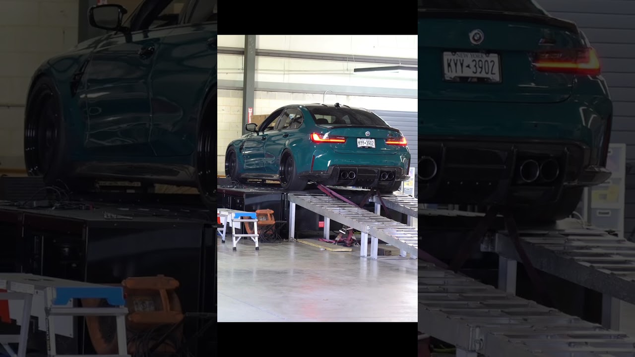 900HP ON G80 BMW M3 ON A DYNO #reels #bmwmcars#bmwm3 #m3 #dyno #trending#shorts#youtubeshorts