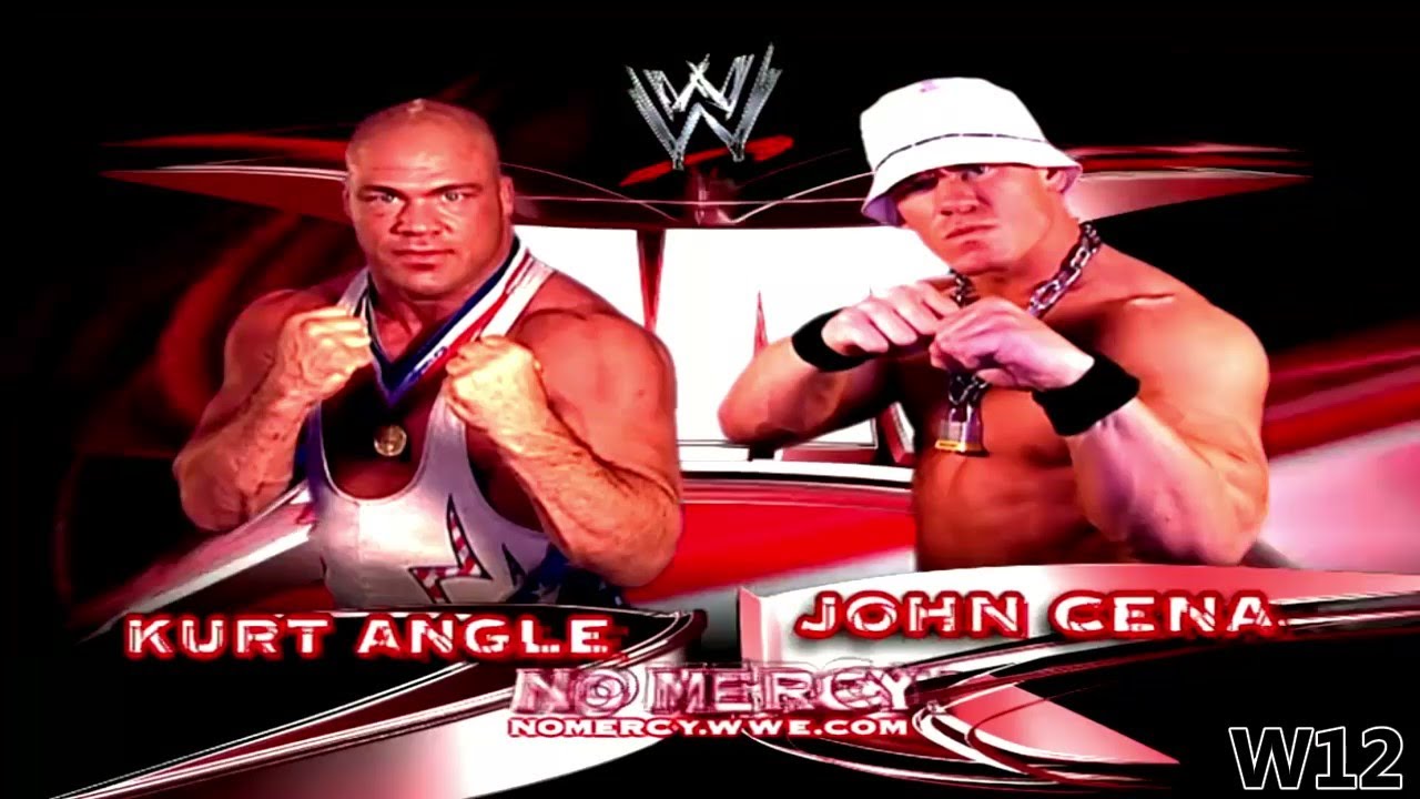 Kurt Angle vs John Cena No Mercy 2003 Highlights