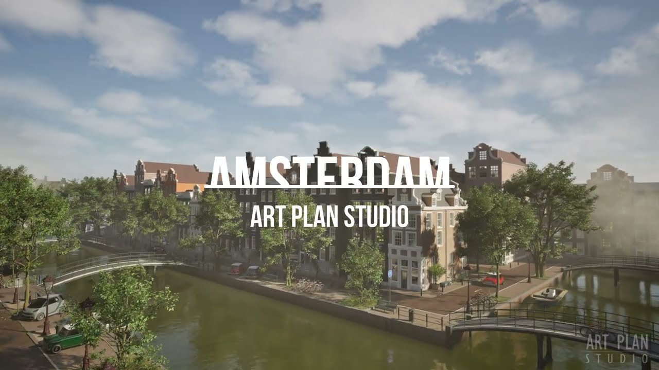 Amsterdam Street - Unreal Engine Environment | ART PLAN Studio