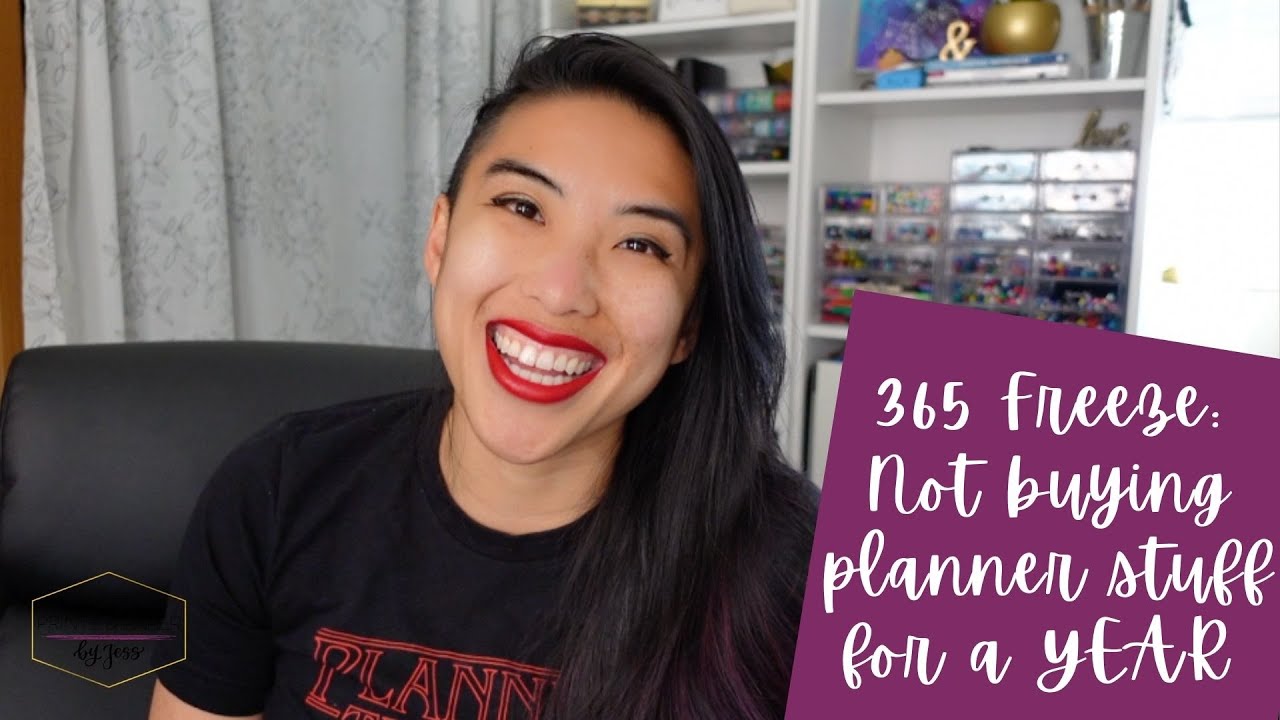 365 Freeze: Not buying planner stuff for a year