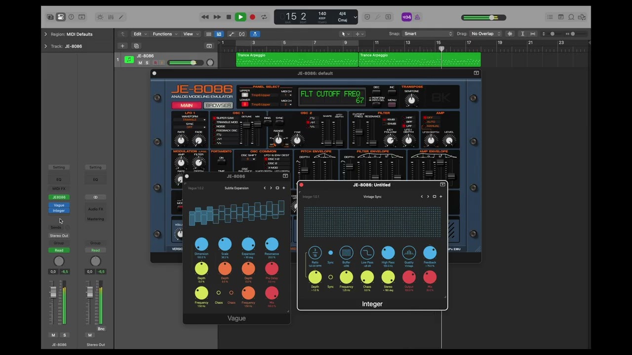 JE-8086 retro supersaw trance pluck + modern twist from Sinevibes plugins