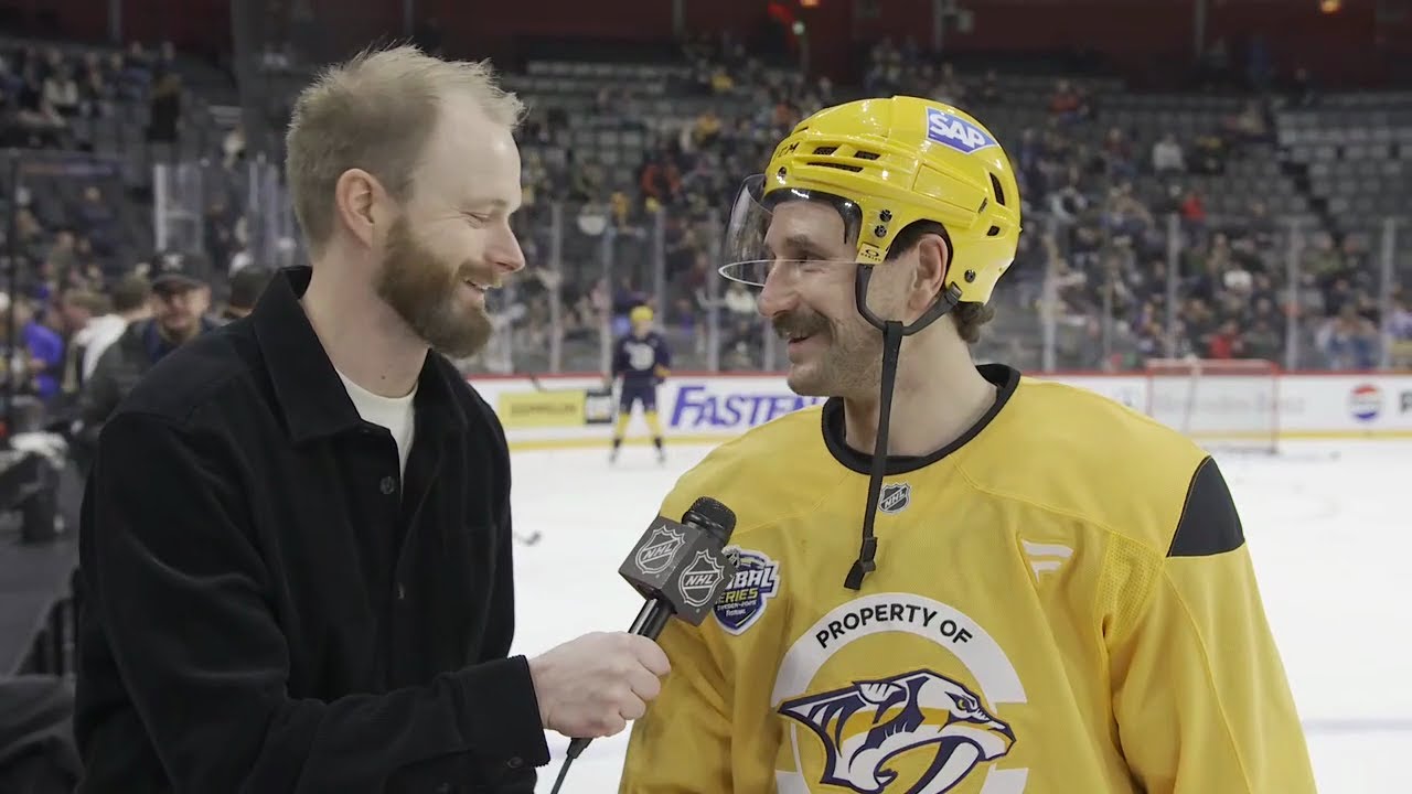 Forsberg och Wilsby efter öppna Global Series-träningen 🇸🇪 Forsby and Wilsby on-ice interviews