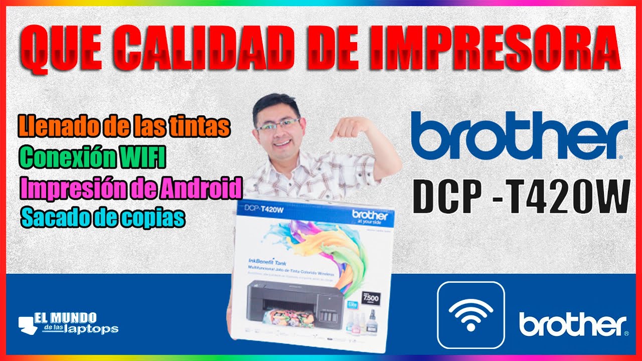 Impresora Printer Brother DCP-T420W Inicio configuración completa