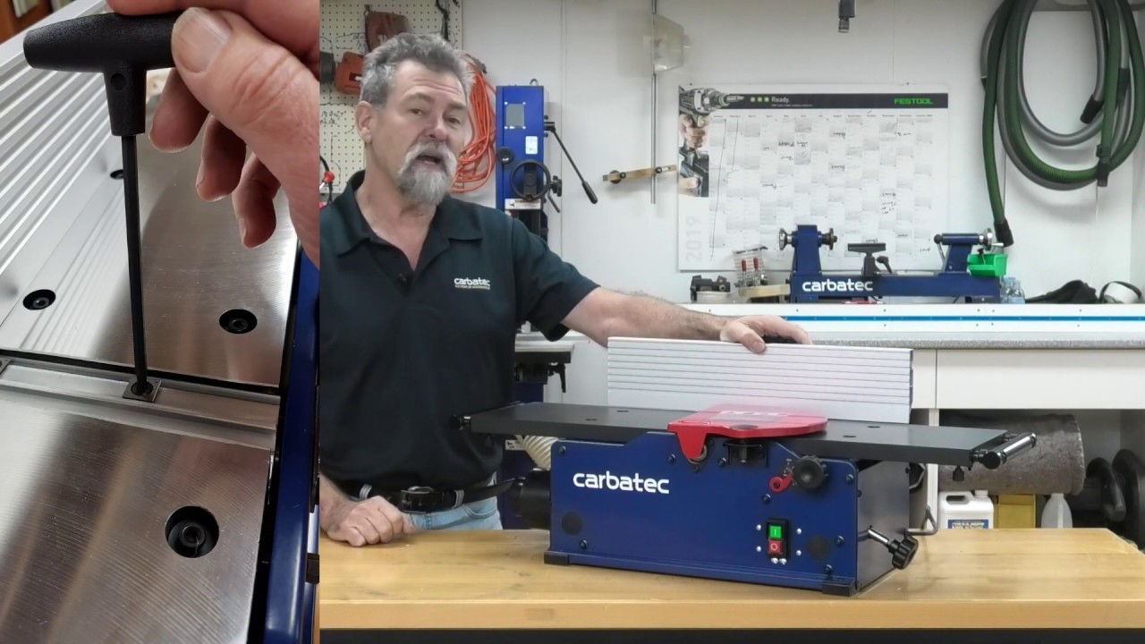 Carbatec JN BX200P & JN BX150P Benchtop Jointer Maintenance
